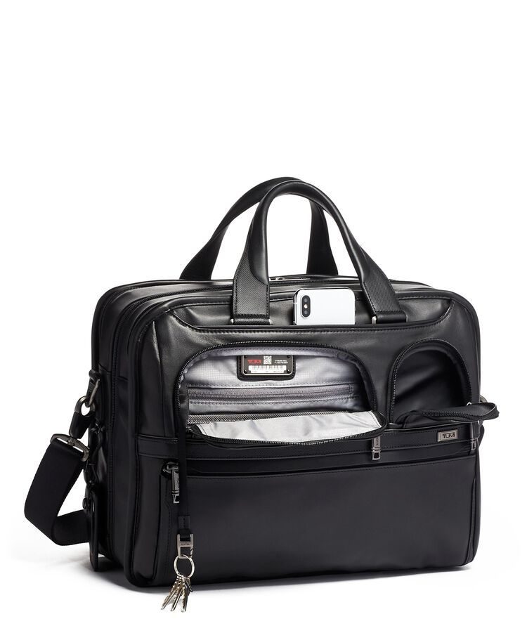 ALPHA Expandable Organizer Laptop Brief hi-res | TUMI