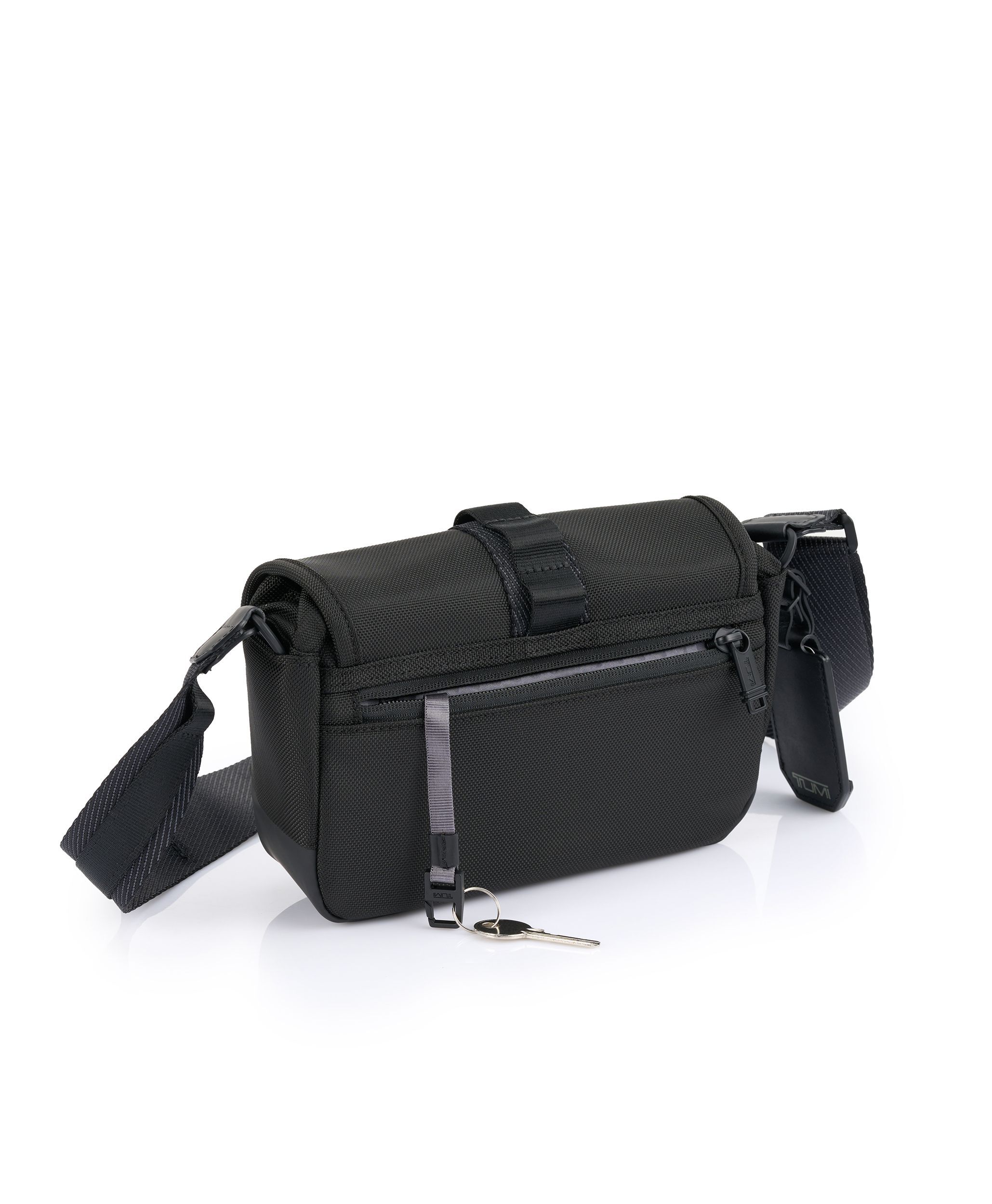 Compass Flap Crossbody in Black | Alpha Bravo | TUMI Australia