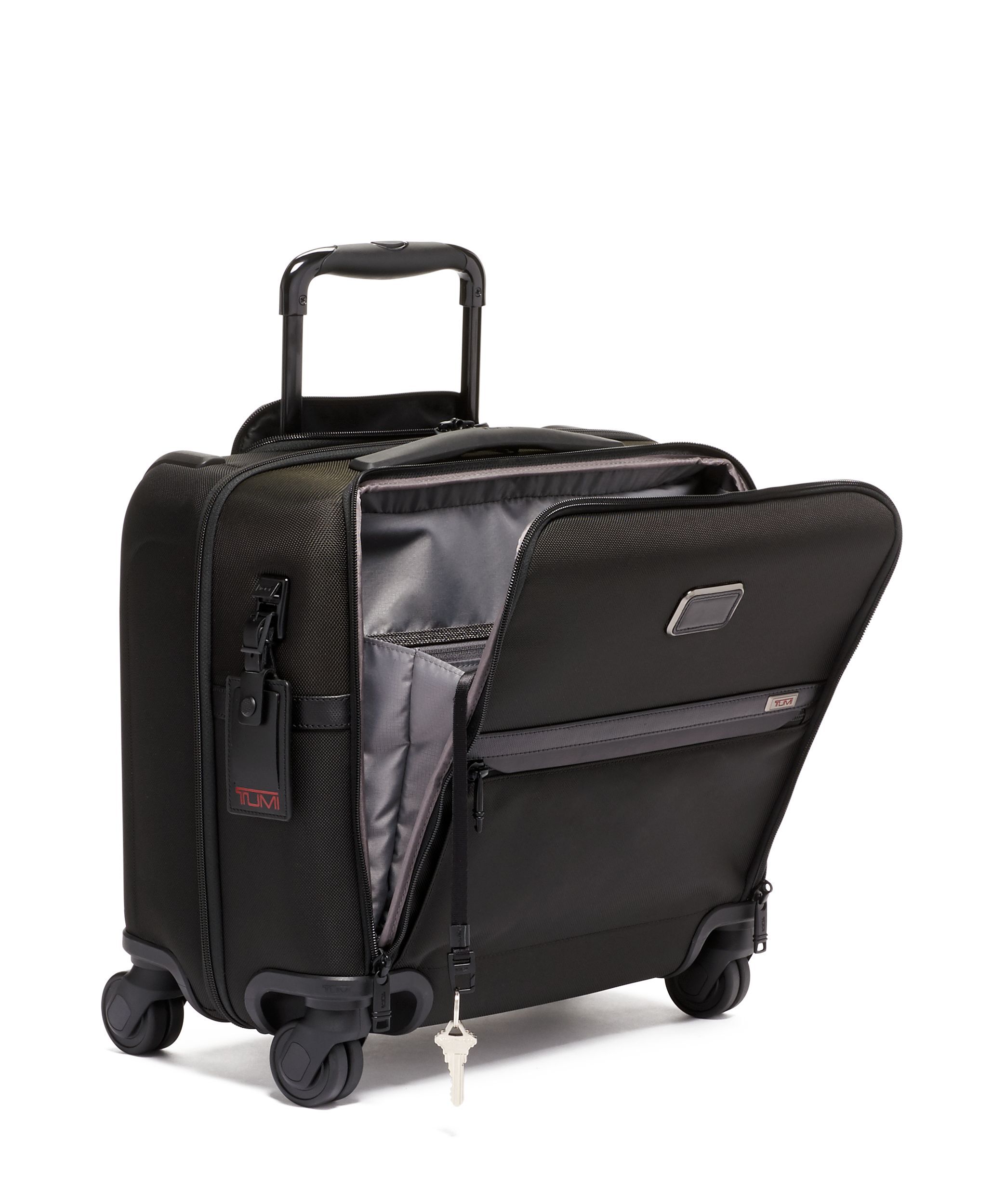 Compact 4 Wheeled Brief in Black | Alpha | TUMI Australia