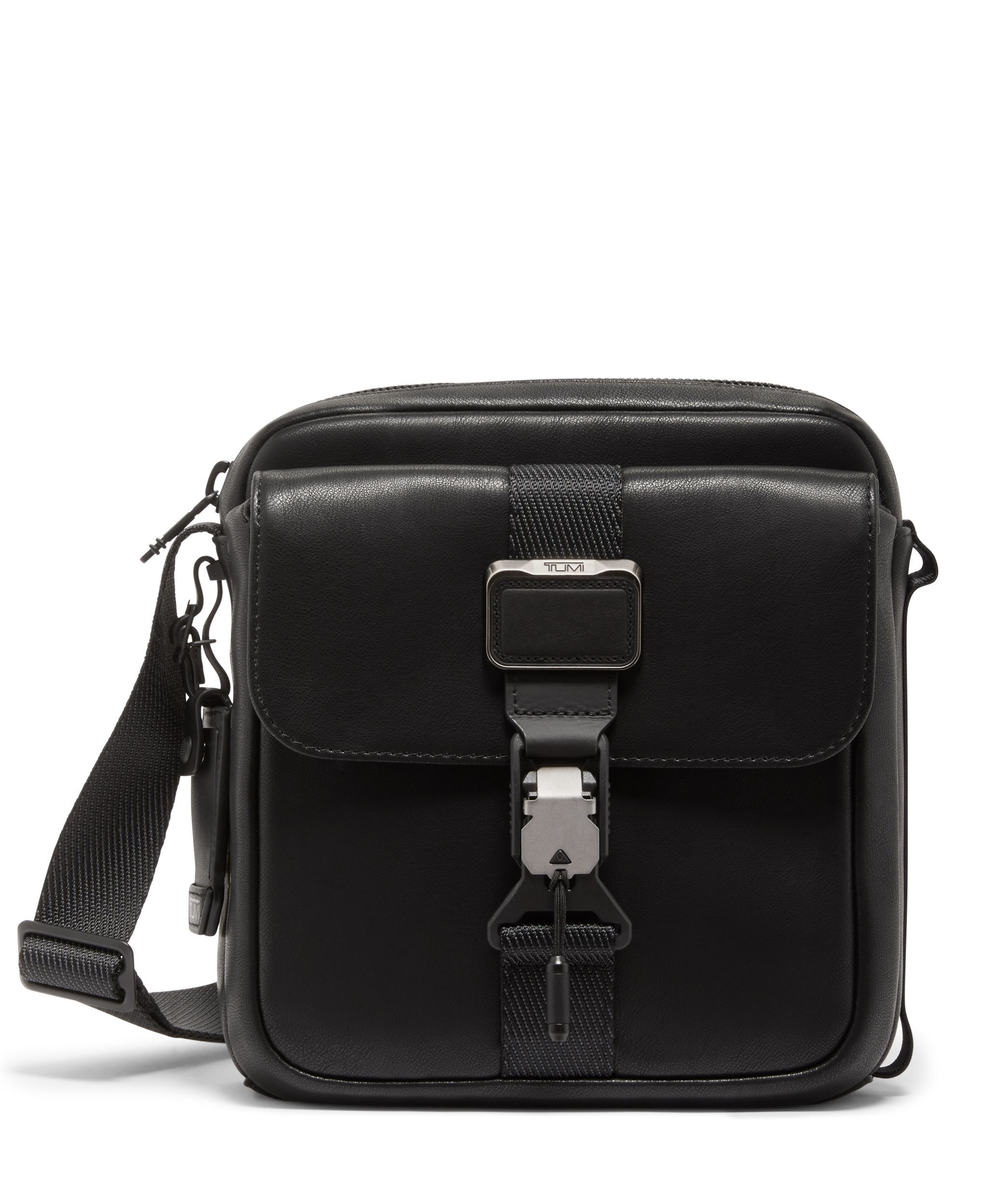Tumi leather crossbody hot sale bag