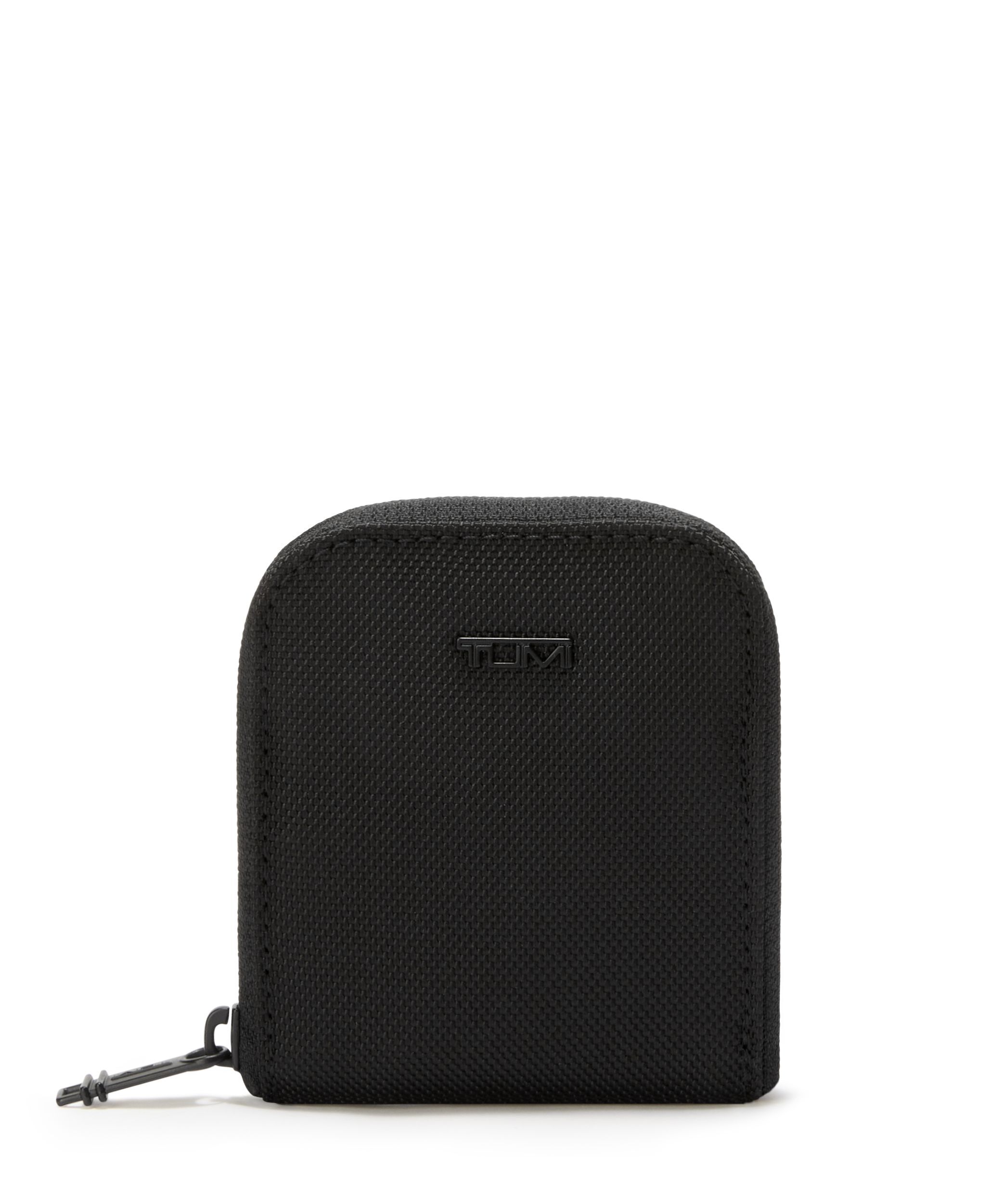 Tumi black top purse