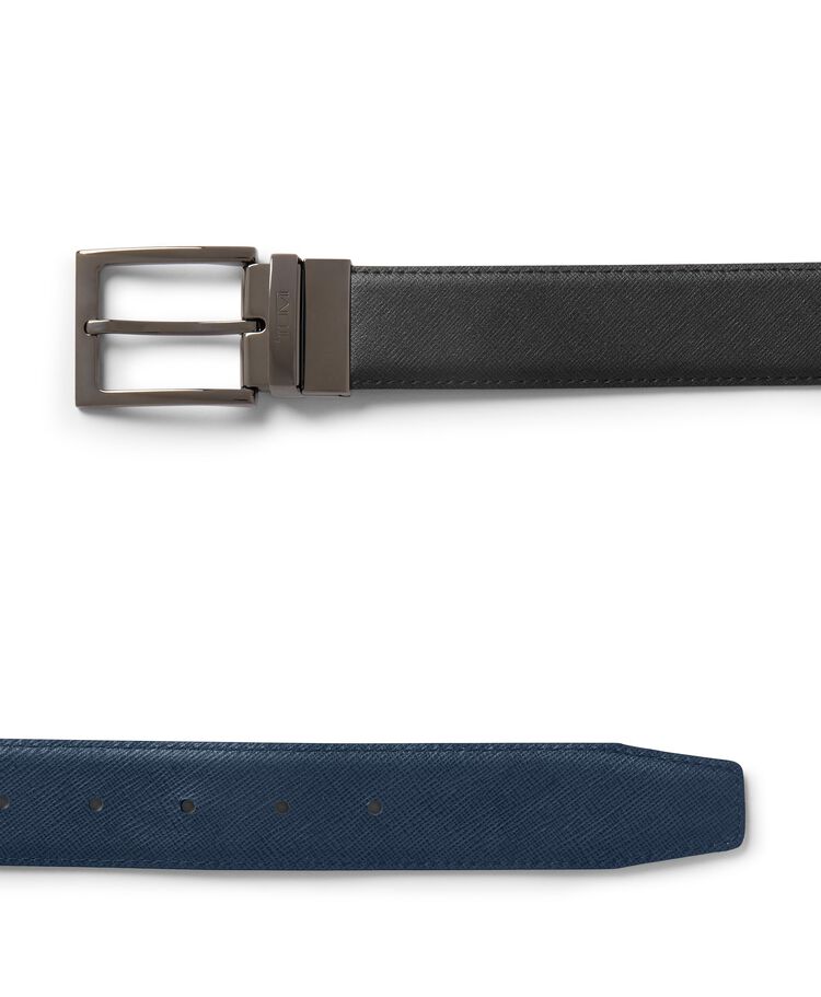 TUMI BELTS Rectangle Reversible Saffiano Belt 35mm  hi-res | TUMI