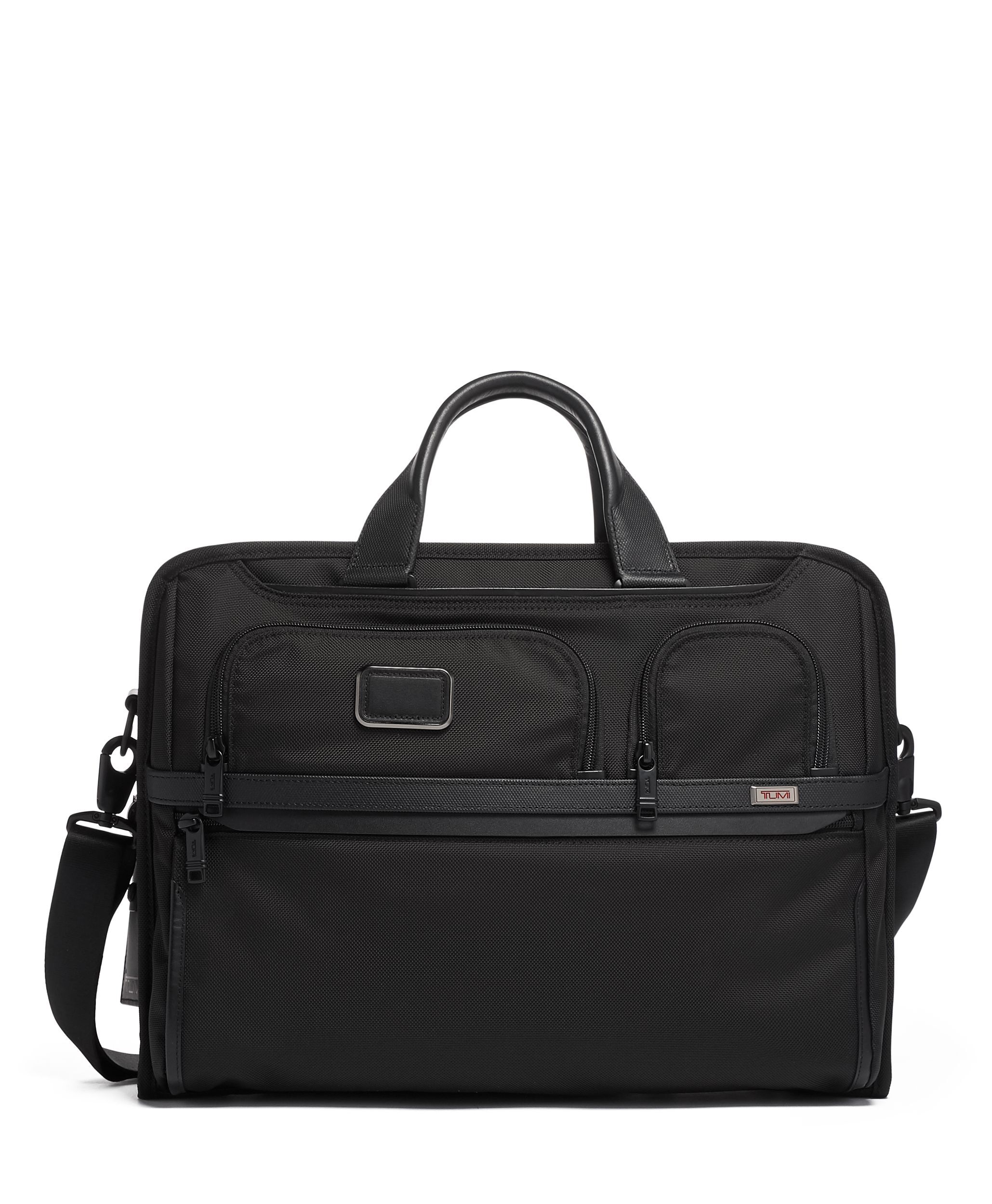 Tumi slim large screen on sale leather computer portfolio brief