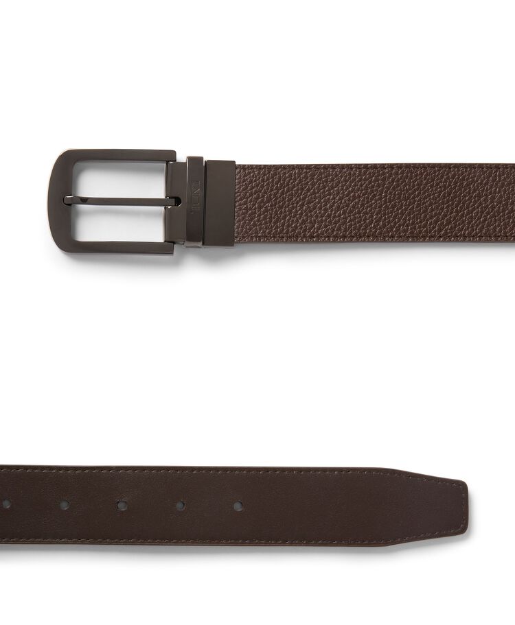 TUMI BELTS Rounded Reversible Pebbled to Smooth Belt 35mm  hi-res | TUMI
