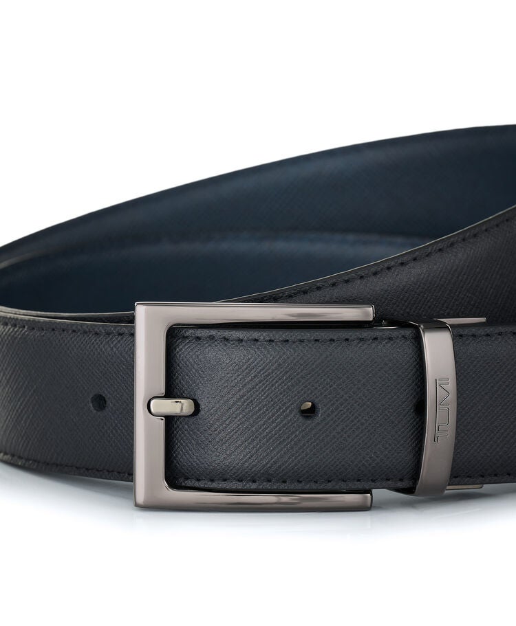 TUMI BELTS Rectangle Reversible Saffiano Belt 35mm  hi-res | TUMI