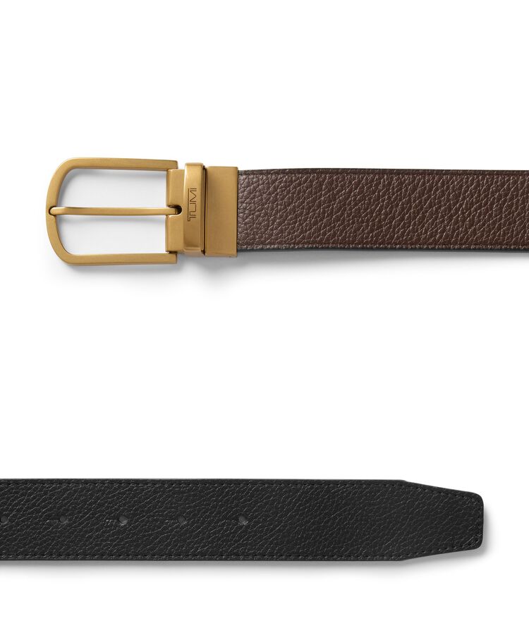 TUMI BELTS Horseshoe Reversible Pebbled Belt 35mm  hi-res | TUMI