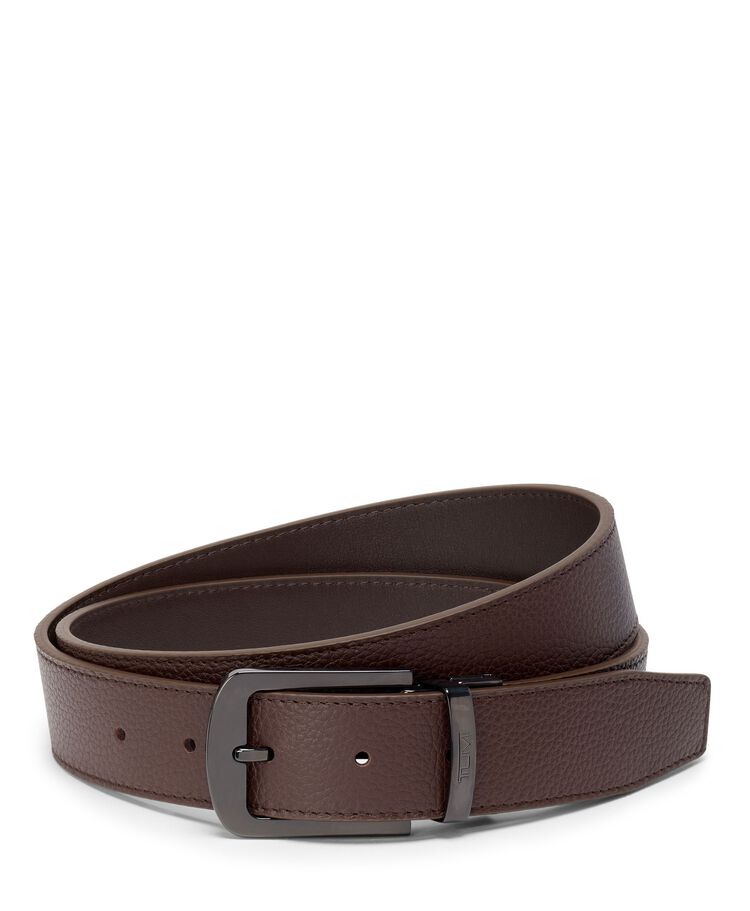 TUMI BELTS Rounded Reversible Pebbled to Smooth Belt 35mm  hi-res | TUMI