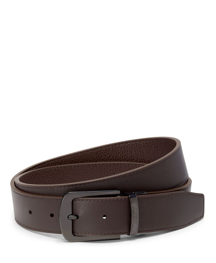 TUMI BELTS Rounded Reversible Pebbled to Smooth Belt 35mm  hi-res | TUMI