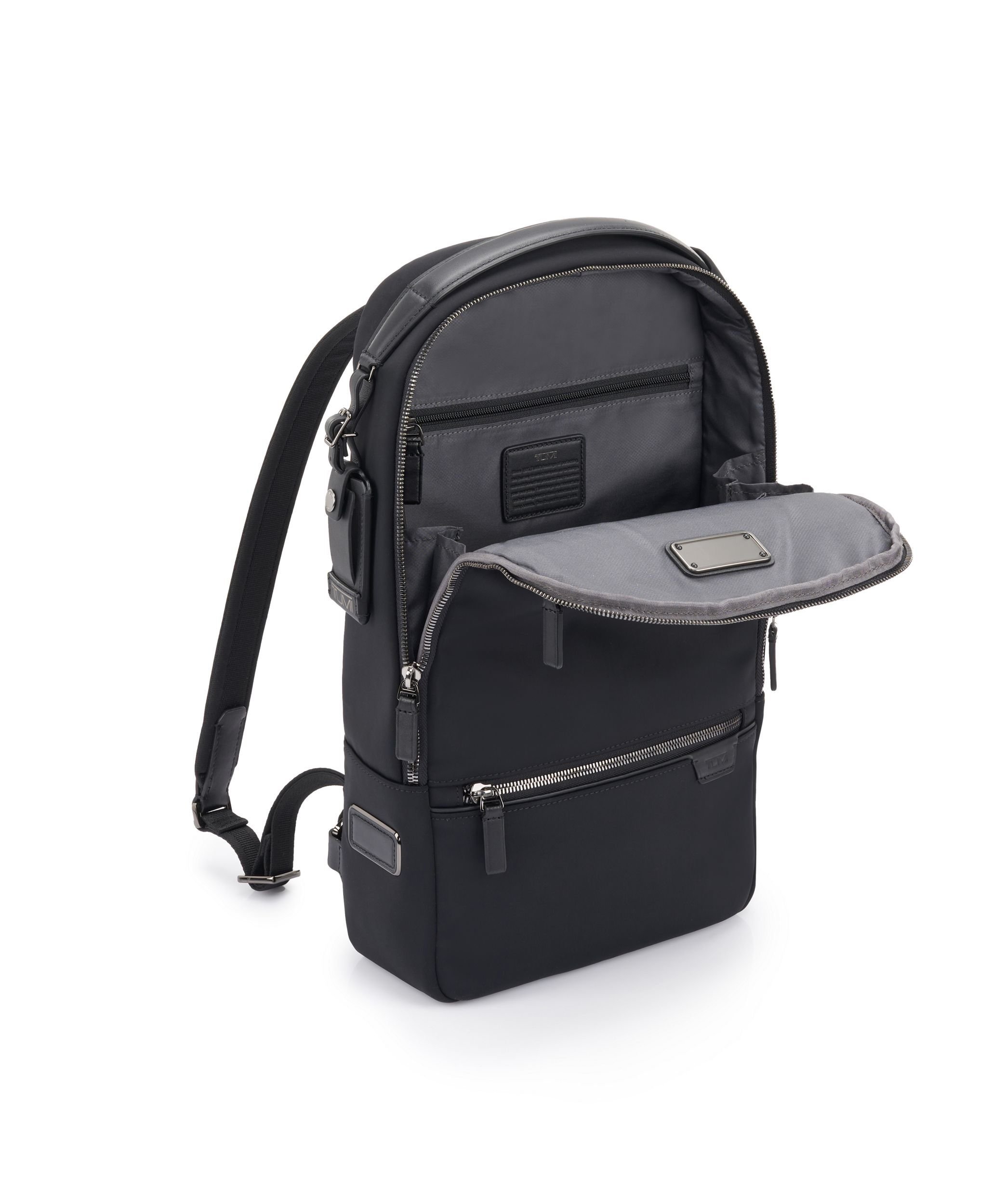 Crawford Slim Backpack in Black | Tumi Harrison | TUMI Australia