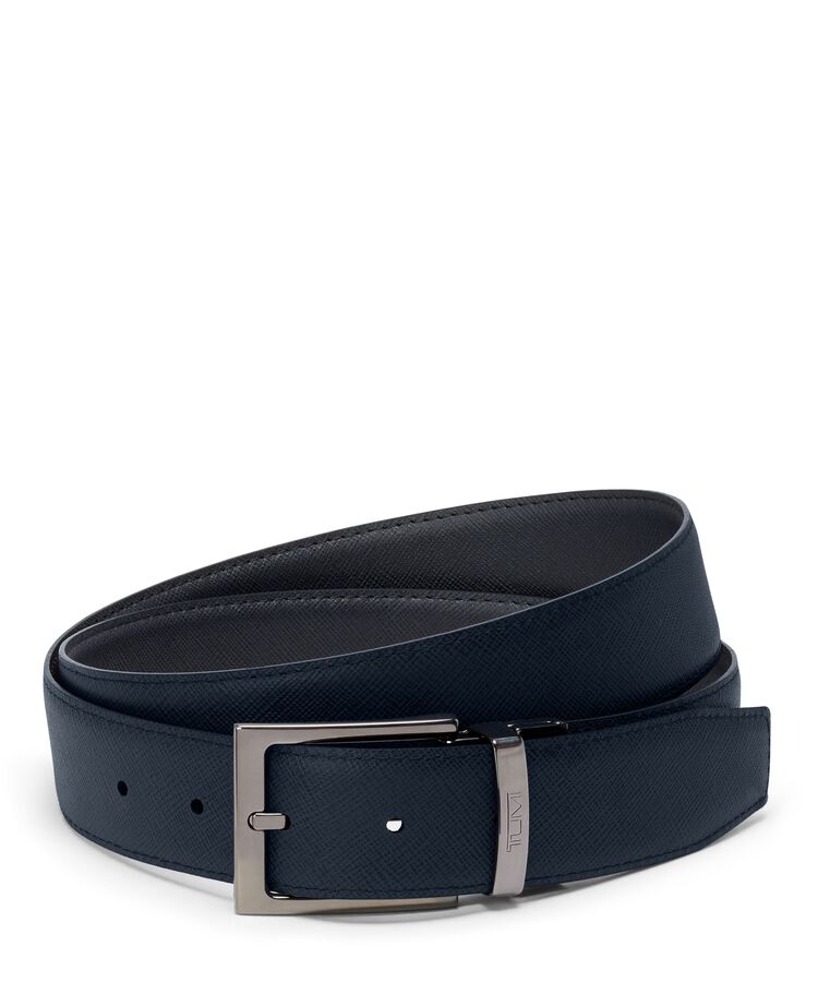 TUMI BELTS Rectangle Reversible Saffiano Belt 35mm  hi-res | TUMI