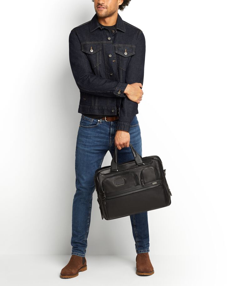 ALPHA Expandable Organizer Laptop Brief hi-res | TUMI