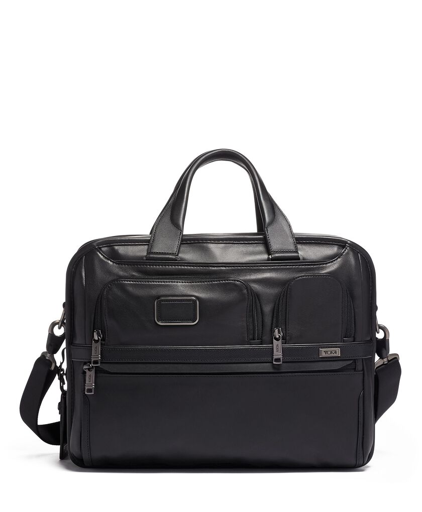 ALPHA Expandable Organizer Laptop Brief  hi-res | TUMI