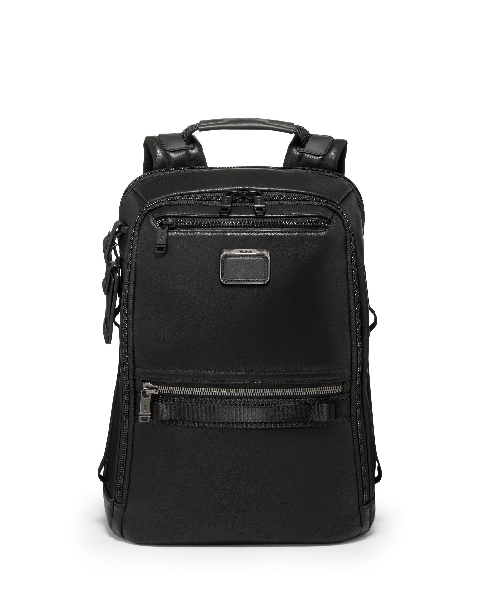 Tumi alpha bravo leather backpack best sale