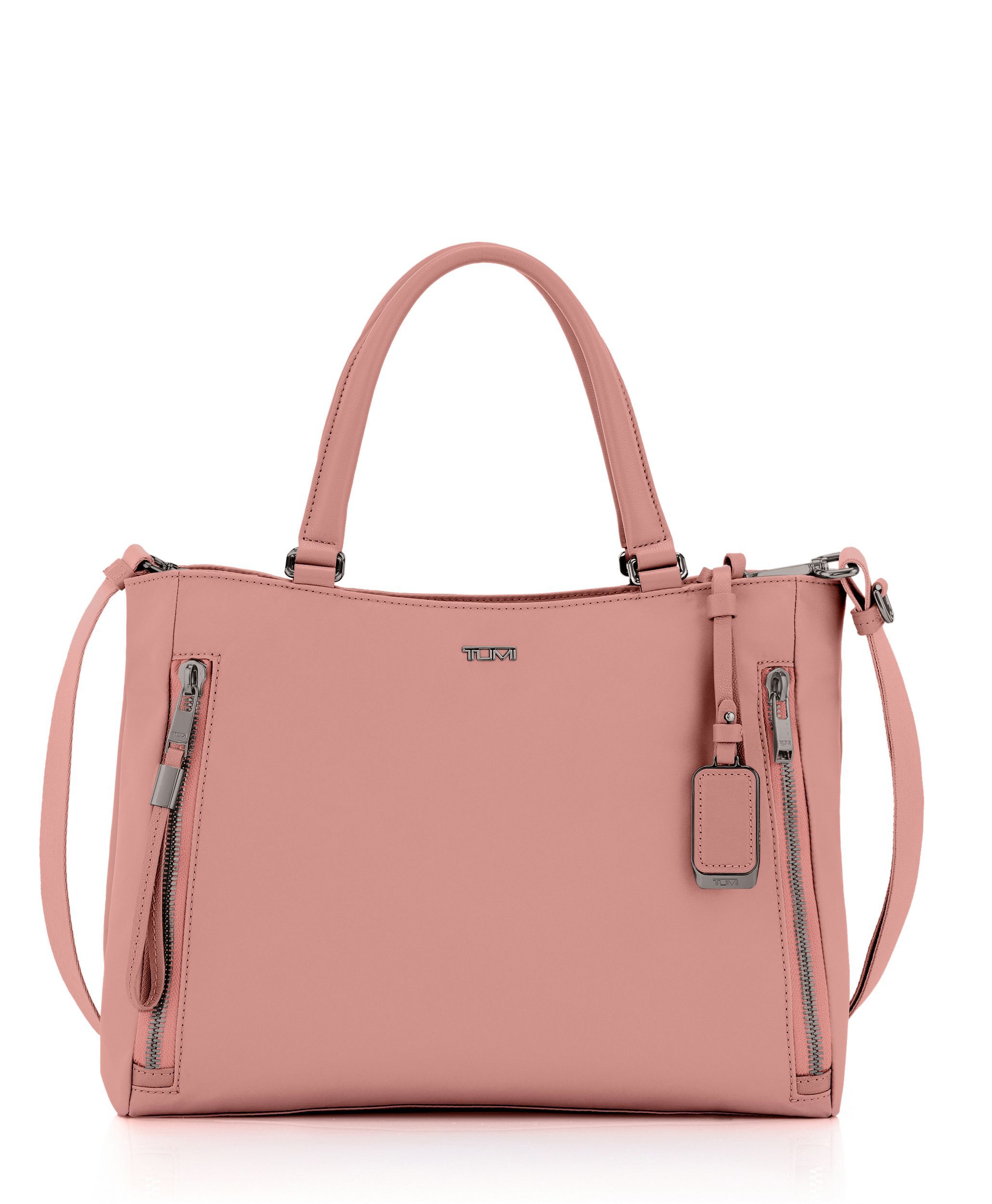 Tumi pink tote 2025