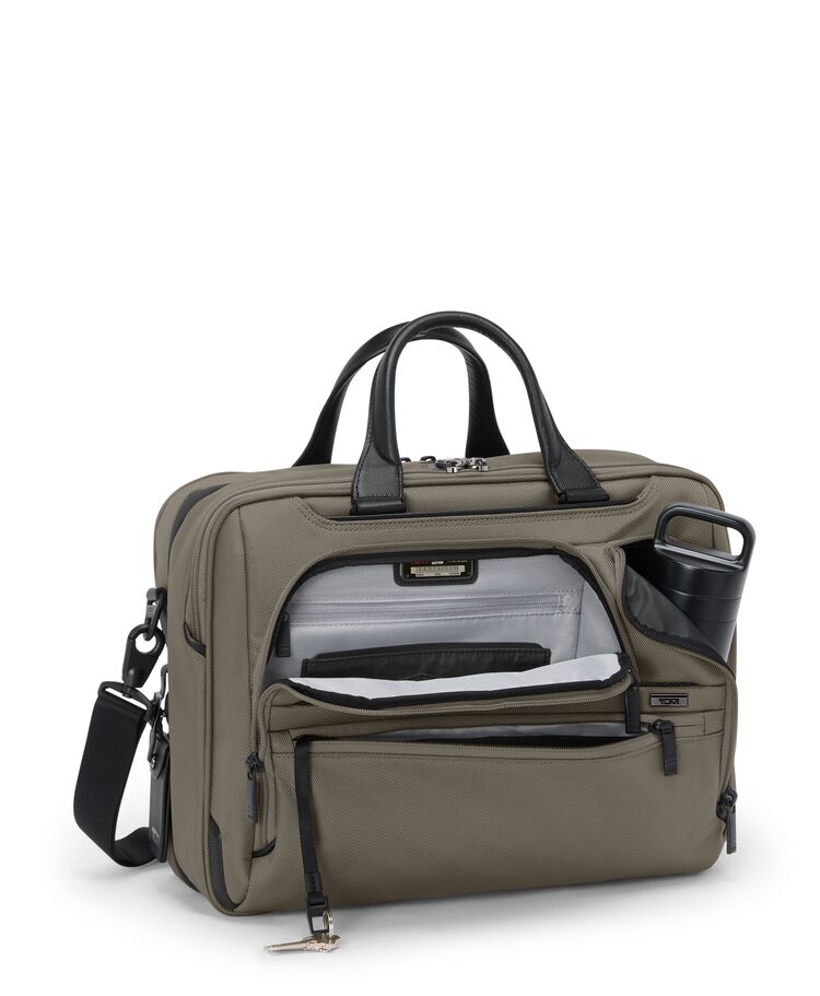 TUMI ALPHA Medium 15" Expandable Briefcase  hi-res | TUMI