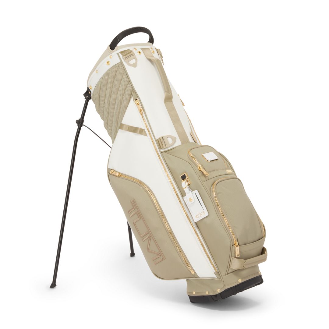 Golf Stand Bag in Off White/Tan Tumi Sport TUMI Australia